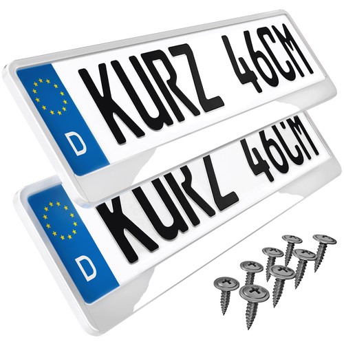 Kurze kennzeichenhalter - 2,