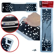 1x Kennzeichenhalter Edelstahl