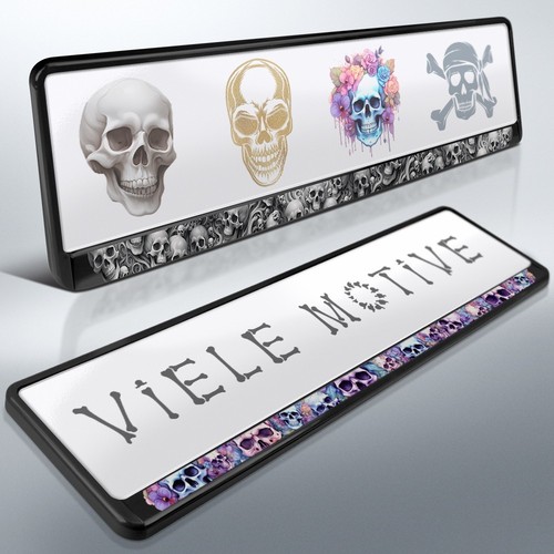 Kennzeichenhalter skulls - kennzeichenhalter, |