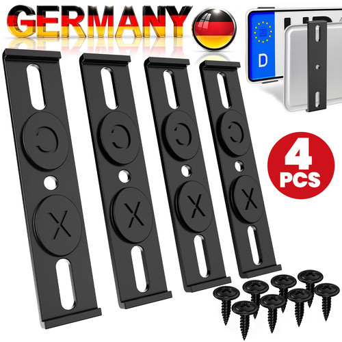 Kennzeichenhalter rahmenlos 2 - kennzeichenhalter, rahmenlos,