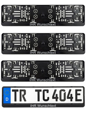 TOP Elegant Kennzeichenhalter