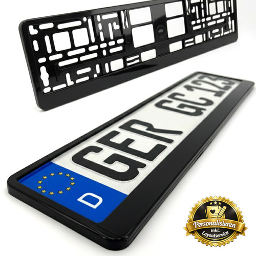 Kennzeichenhalter - 2x,