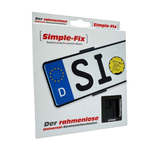 Kennzeichenhalter simple fix - kennzeichenhalter,