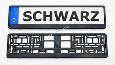 2 Stück Kennzeichenhalter
