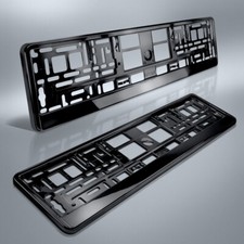 2 Kennzeichenhalter | SCHWARZ