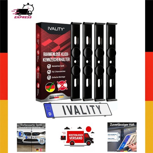 Rahmenloser kennzeichenhalter - rahmenloser,