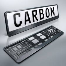 2 Kennzeichenhalter CARBON