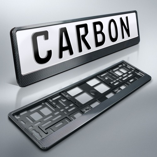 Kennzeichenhalter carbon - kennzeichenhalter,