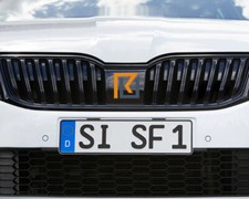 2 x Kennzeichenhalter