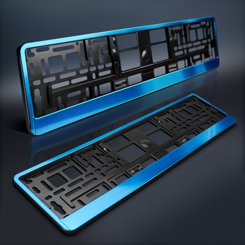 Kennzeichenhalter blau - kennzeichenhalter,