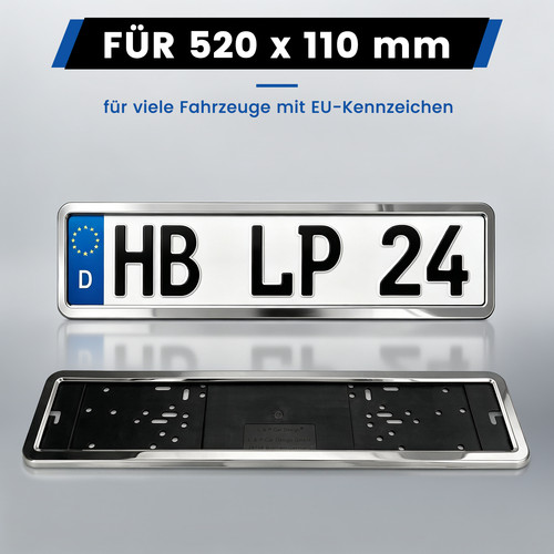 Kennzeichenhalter edelstahl - kennzeichenhalter,