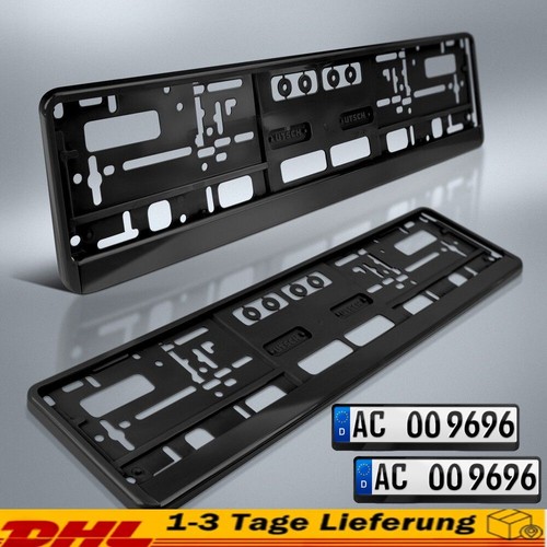 Kennzeichenhalter schwarz - 2,