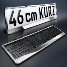 2 Kennzeichenhalter | 46 cm