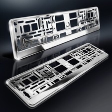 2 Kennzeichenhalter | CHROM