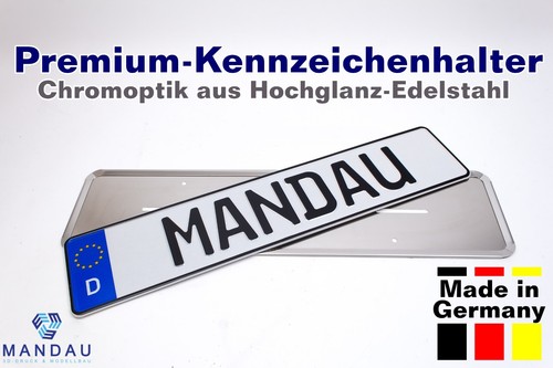 Kennzeichenhalter edelstahl - kennzeichenhalter,