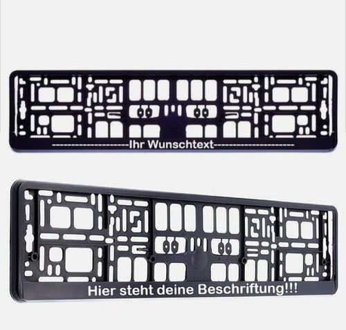 Kennzeichenhalter mit - 2x,
