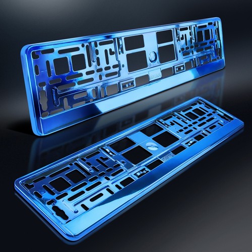 Kennzeichenhalter blau - |,