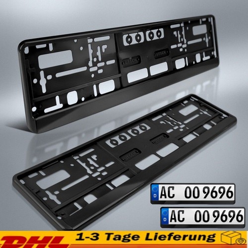 Kennzeichenhalter schwarz - kennzeichenhalter, |